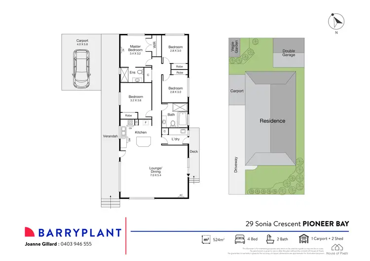 Floorplan of Homely house listing, 29 Sonia Crescent, Pioneer Bay VIC 3984