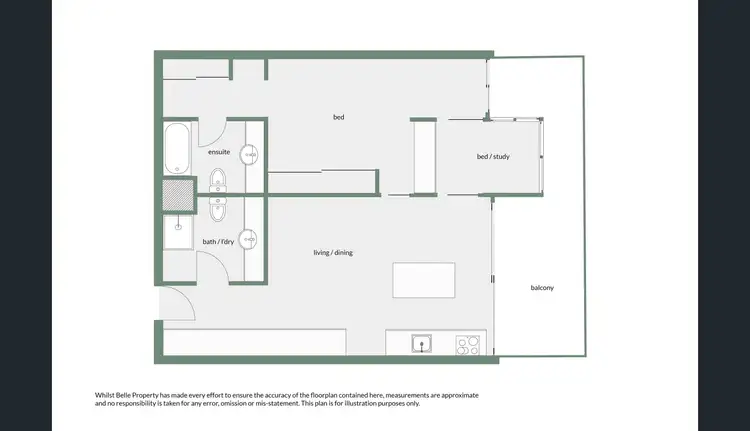 Floorplan of Homely apartment listing, 2206/2-22 Veivers Road, Palm Cove QLD 4879