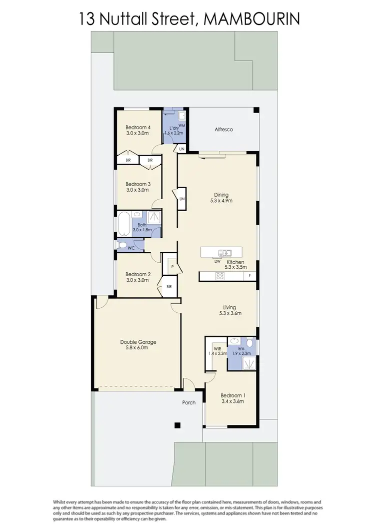 Floorplan of Homely house listing, 13 Nuttall Street, Mambourin VIC 3024