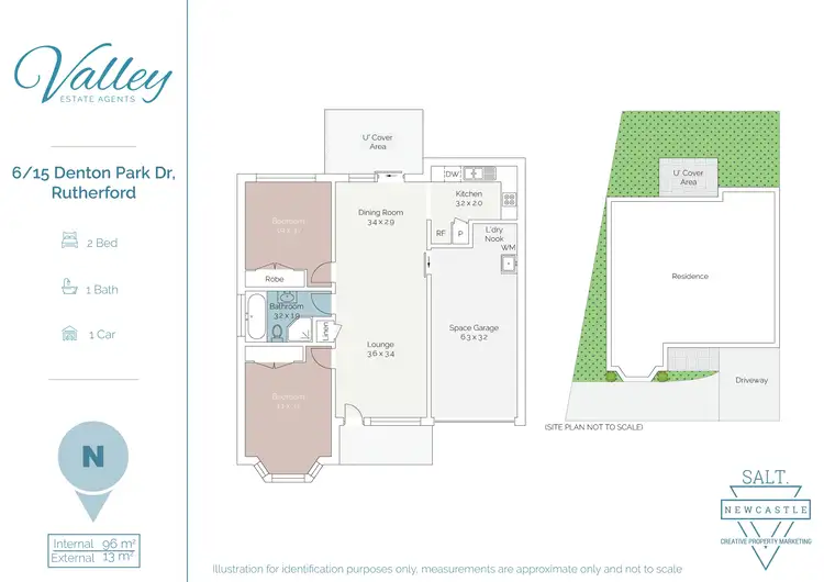 Floorplan of Homely unit listing, 6/15 Denton Park Drive, Rutherford NSW 2320