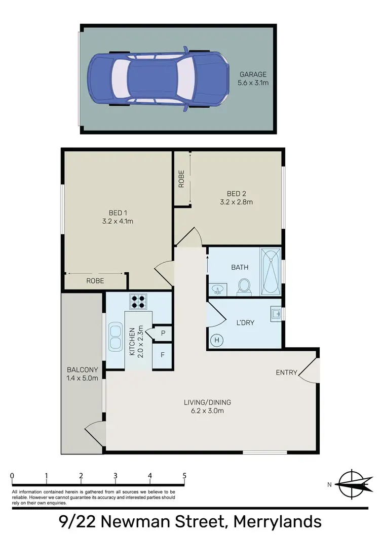 Floorplan of Homely unit listing, 9/22-26 Newman Street, Merrylands NSW 2160