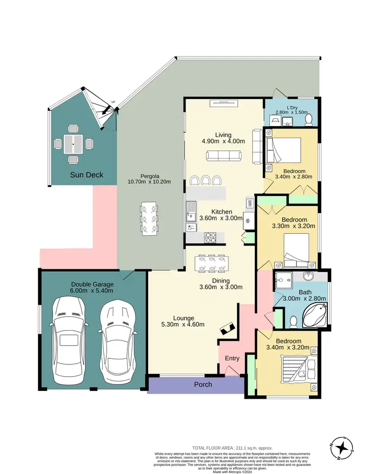 Floorplan of Homely house listing, 26 Corsair Crescent, Cranebrook NSW 2749