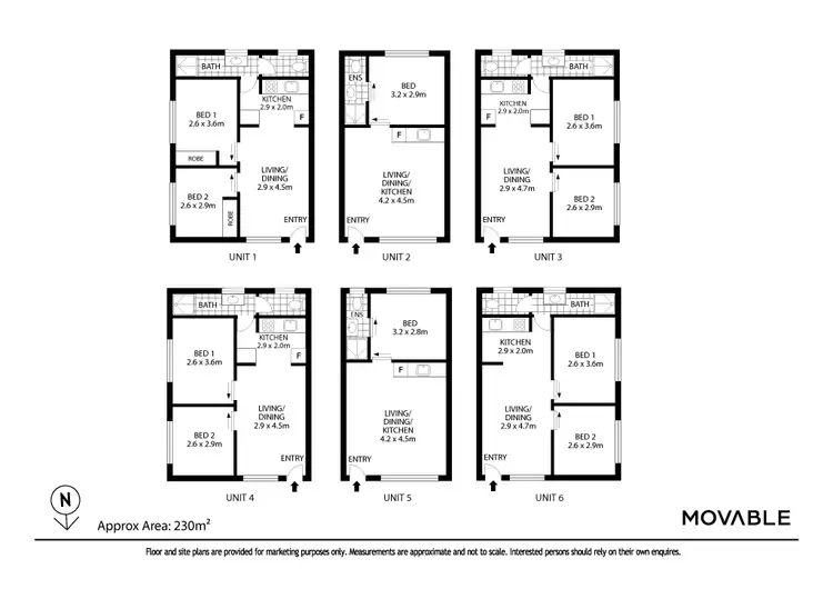 Floorplan of Homely block of units listing, 2C Morgan Street, Adamstown NSW 2289