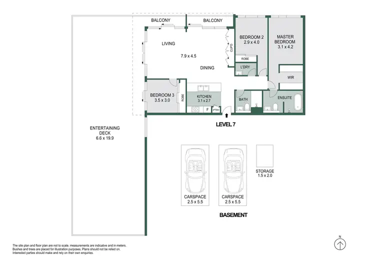 Floorplan of Homely apartment listing, 703/14H Mentmore Avenue, Rosebery NSW 2018