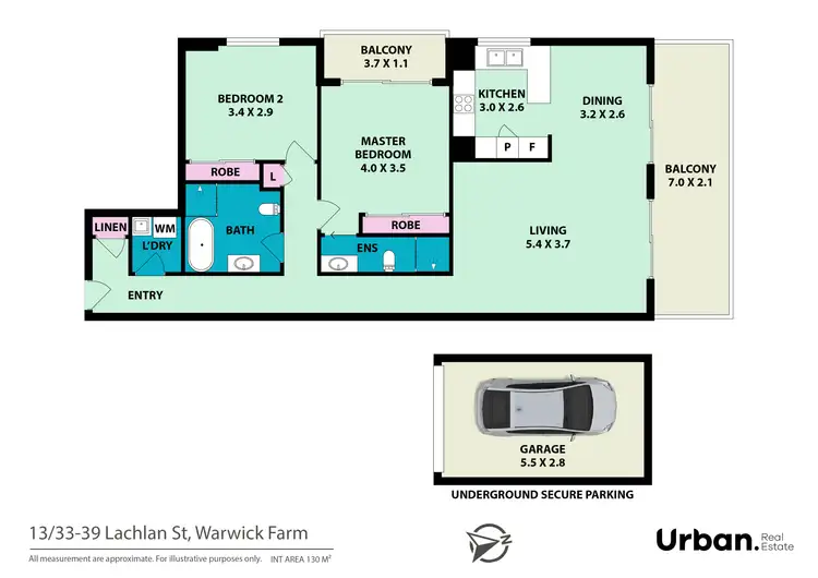 Floorplan of Homely apartment listing, 13/33-39 Lachlan Street, Warwick Farm NSW 2170