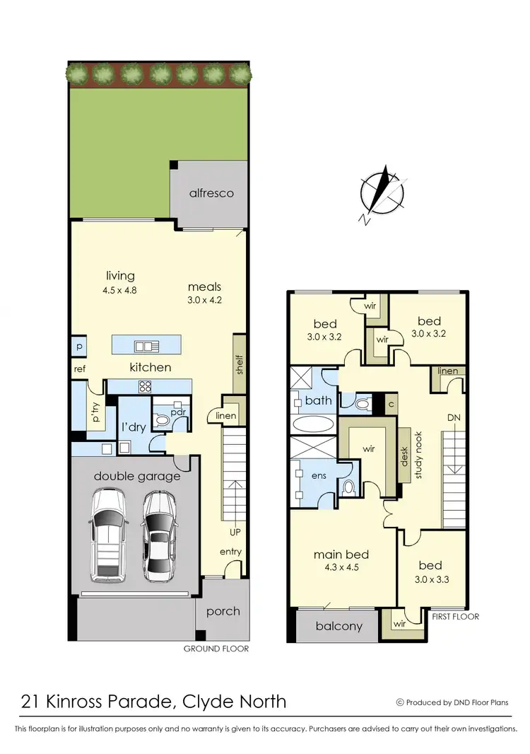 Floorplan of Homely house listing, 21 Kinross Parade, Clyde North VIC 3978