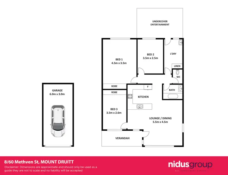 Floorplan of Homely villa listing, 8/60 Methven Street, Mount Druitt NSW 2770