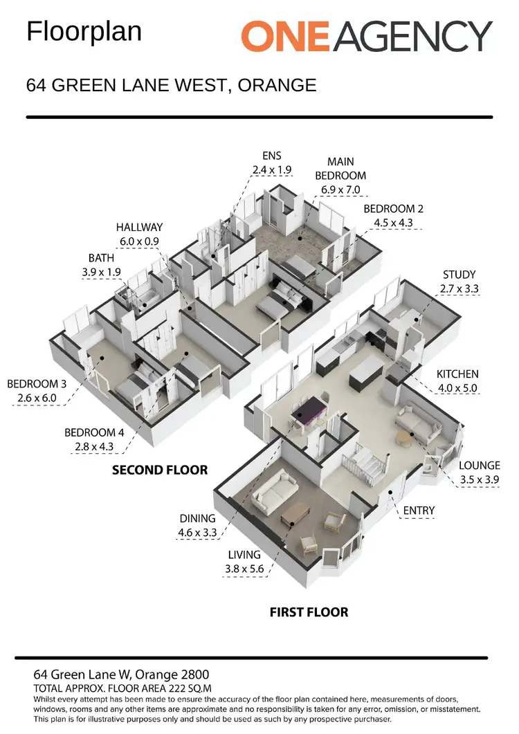 Floorplan of Homely house listing, 64 Green Lane West, Orange NSW 2800