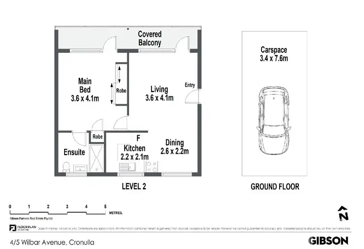 Floorplan of Homely apartment listing, 4/5 Wilbar Avenue, Cronulla NSW 2230