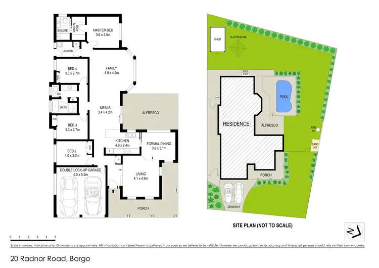 Floorplan of Homely house listing, 20 Radnor Road, Bargo NSW 2574