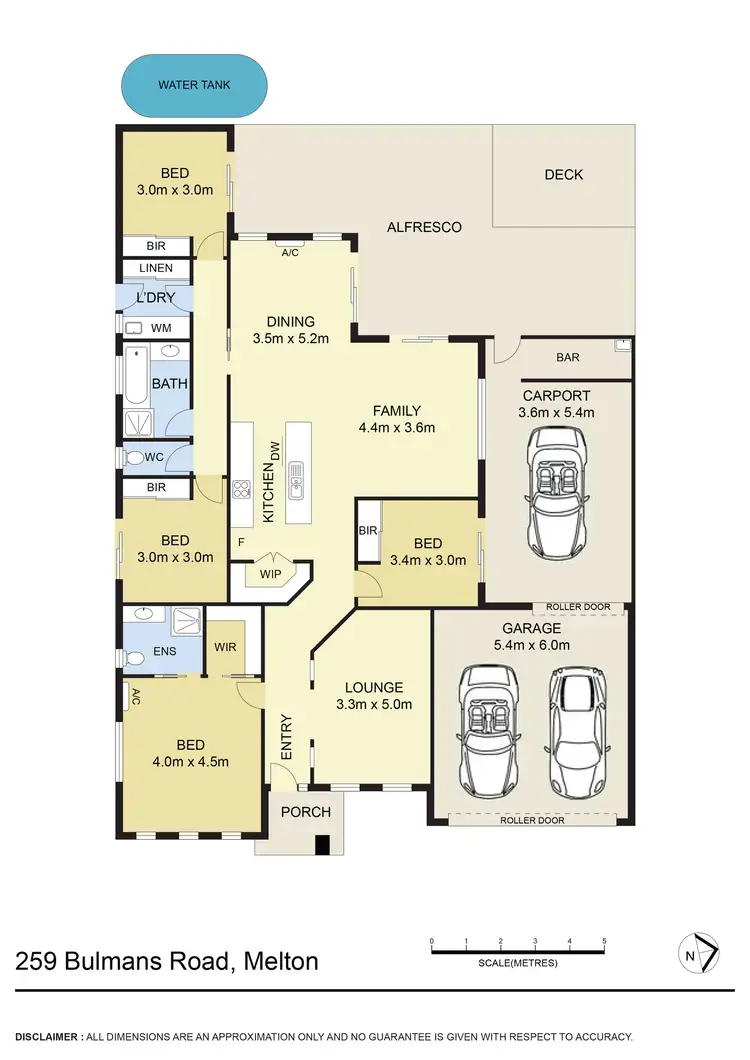 Floorplan of Homely house listing, 259 Bulmans Road, Harkness VIC 3337