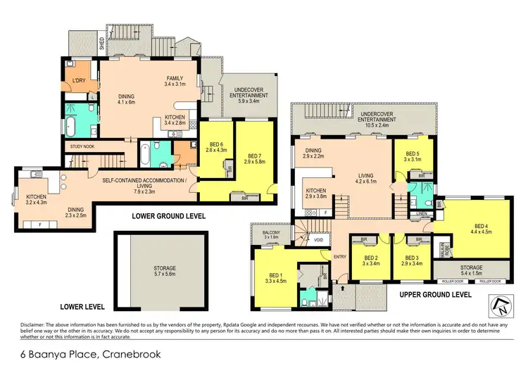 Floorplan of Homely house listing, 6 Baanya Place, Cranebrook NSW 2749