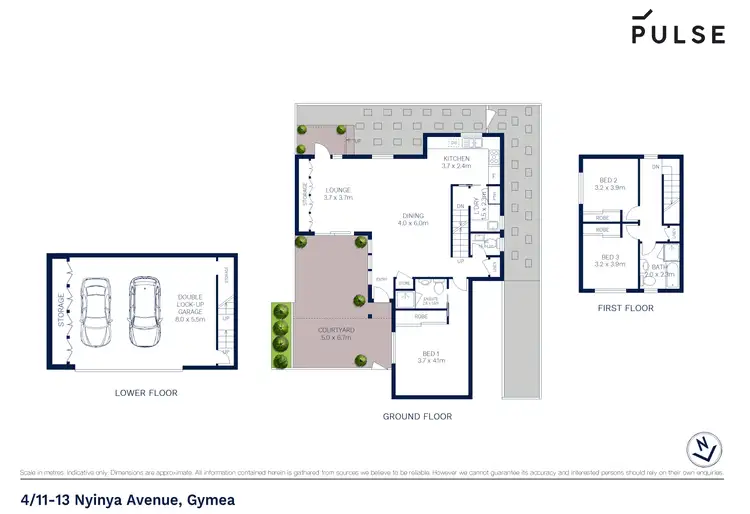 Floorplan of Homely townhouse listing, 4/11-13 Nyinya Avenue, Gymea NSW 2227