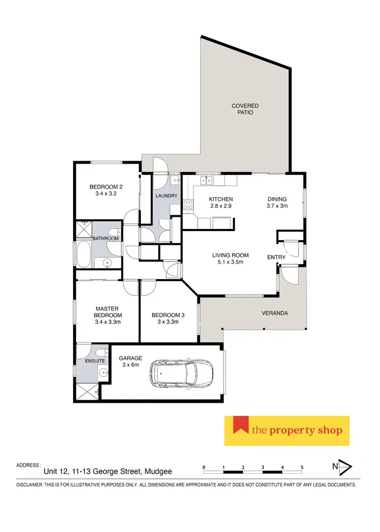 Floorplan of Homely unit listing, 12/11-13 George Street, Mudgee NSW 2850