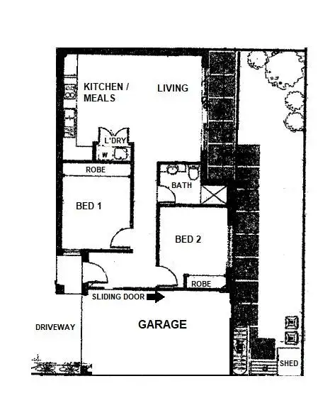 Floorplan of Homely unit listing, 3/10 Pratt Street, Reservoir VIC 3073