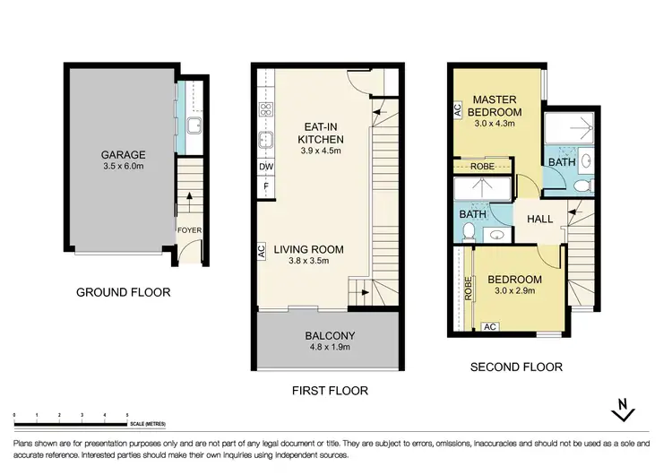 Floorplan of Homely townhouse listing, 3/492 Plenty Road, Preston VIC 3072