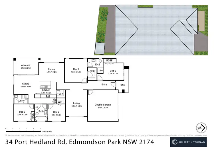 Floorplan of Homely house listing, 34 Port Hedland Road, Edmondson Park NSW 2174