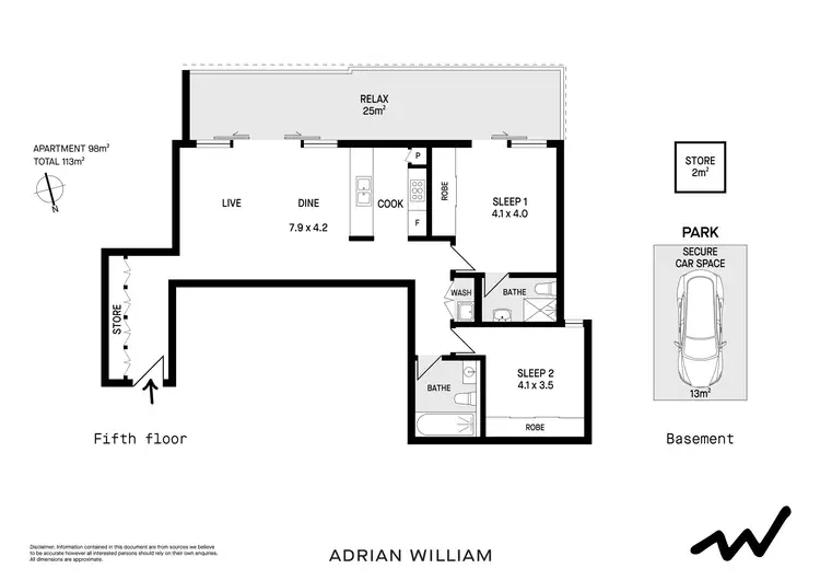 Floorplan of Homely apartment listing, 76/30-40 George Street, Leichhardt NSW 2040