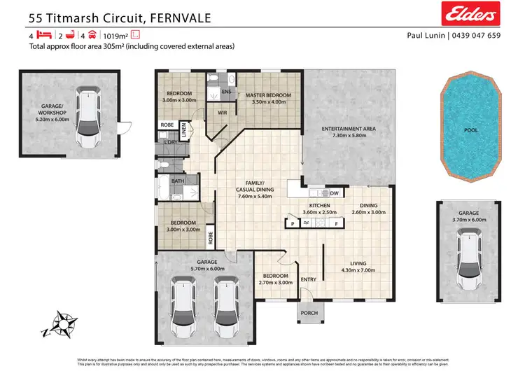 Floorplan of Homely house listing, 55 Titmarsh Circuit, Fernvale QLD 4306