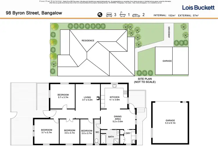 Floorplan of Homely house listing, 98 Byron Street, Bangalow NSW 2479