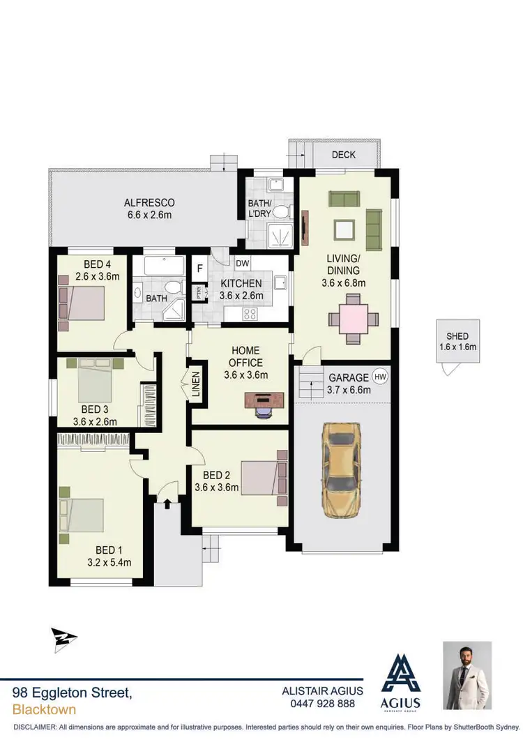 Floorplan of Homely house listing, 98 Eggleton Street, Blacktown NSW 2148