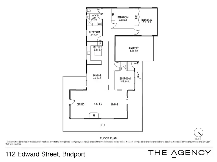 Floorplan of Homely house listing, 112 Richard Street, Bridport TAS 7262