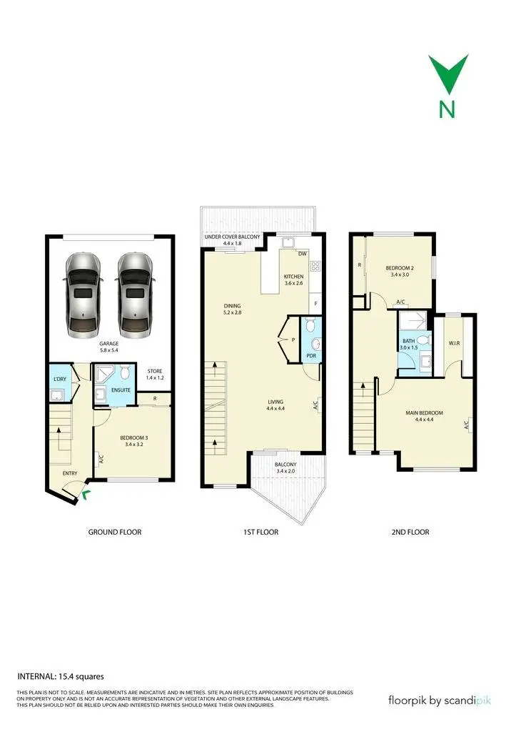 Floorplan of Homely unit listing, 4/1 Woodvale Road, Boronia VIC 3155