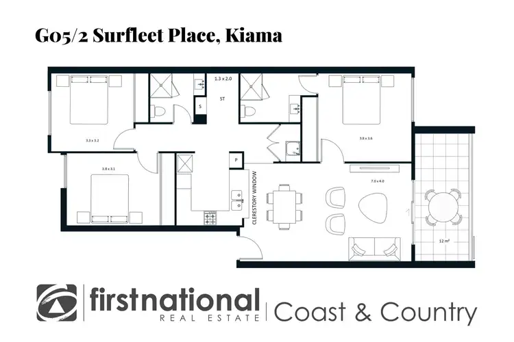 Floorplan of Homely apartment listing, G05/2 Surfleet Place, Kiama NSW 2533