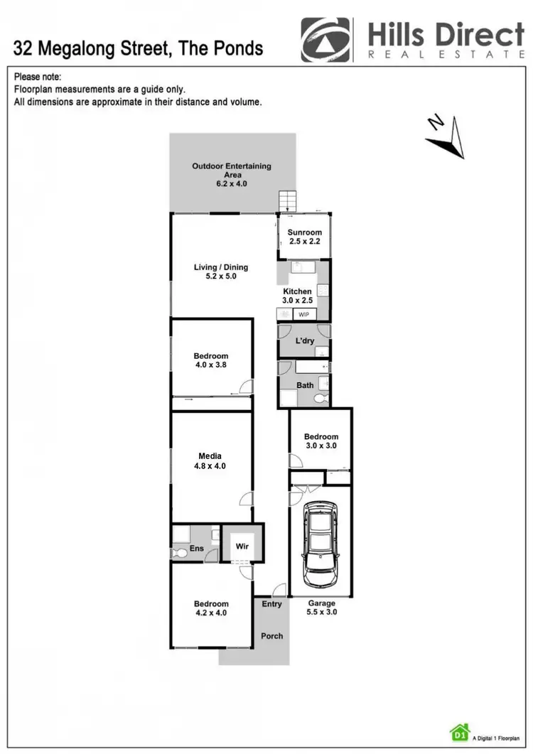 Floorplan of Homely house listing, 32 Megalong Street, The Ponds NSW 2769