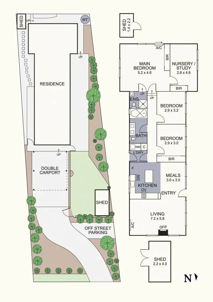 Floorplan of Homely house listing, 1/71 Bell Street, Yarra Glen VIC 3775