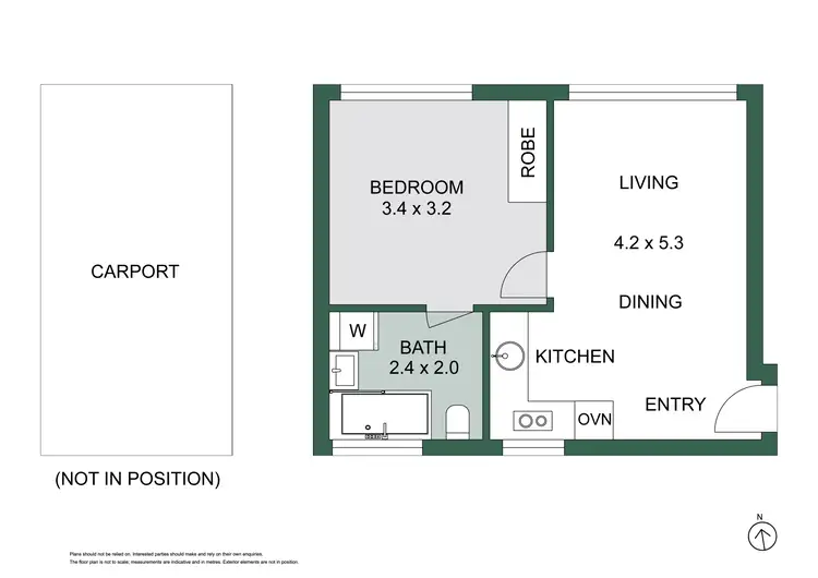 Floorplan of Homely apartment listing, 16/7 Adam Street, Richmond VIC 3121