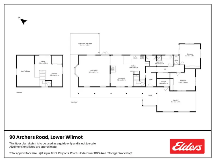 Floorplan of Homely rural property listing, 90 Archers Road, Lower Wilmot TAS 7310