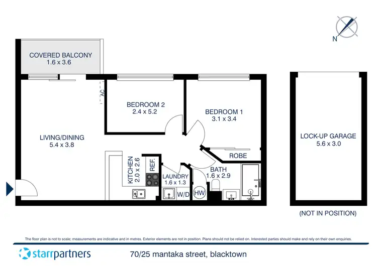 Floorplan of Homely apartment listing, 70/25 Mantaka Street, Blacktown NSW 2148