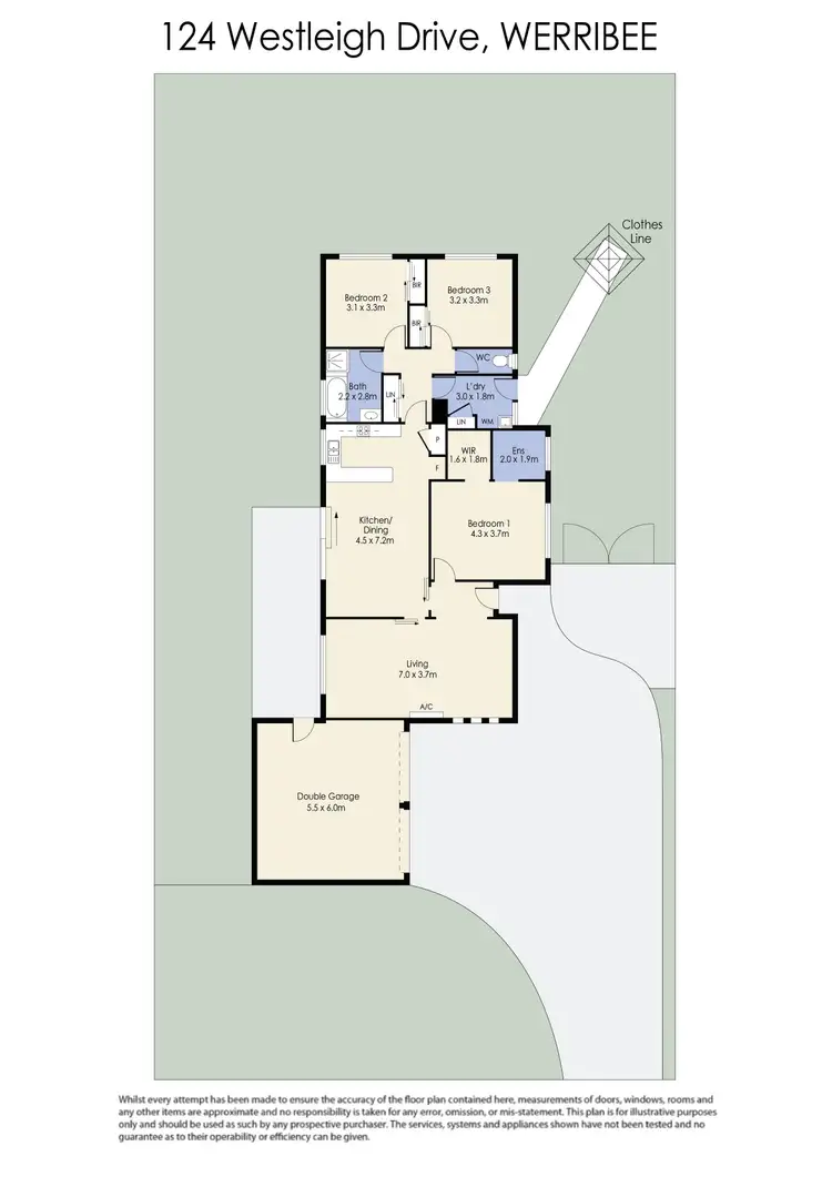 Floorplan of Homely house listing, 124 Westleigh Drive, Werribee VIC 3030