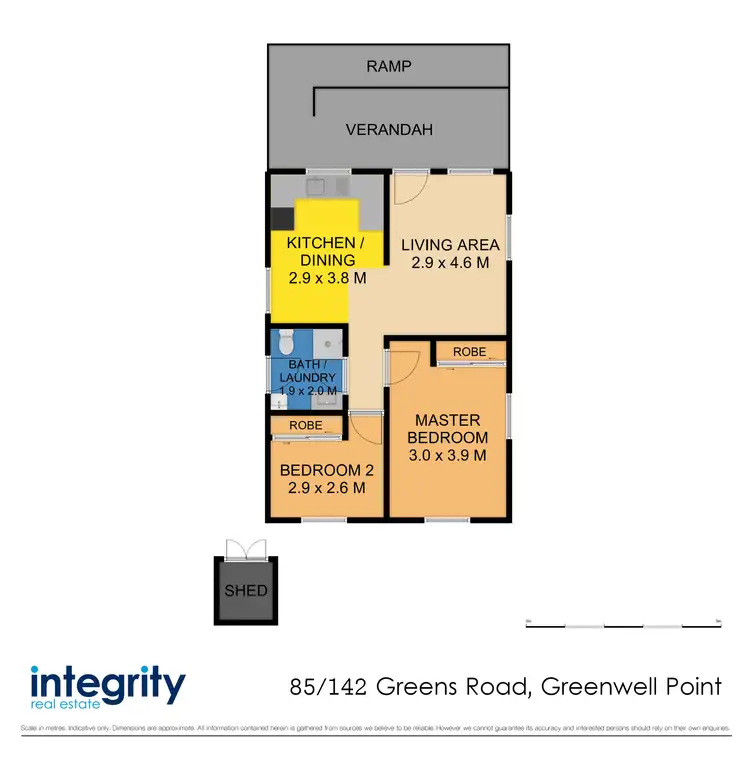 Floorplan of Homely house listing, 85/142 Greens Road, Greenwell Point NSW 2540