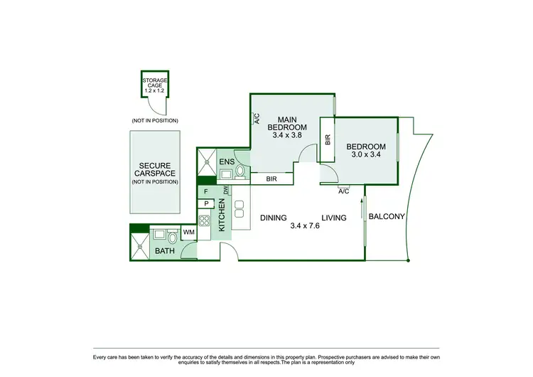 Floorplan of Homely apartment listing, 323/8 Daly Street, South Yarra VIC 3141