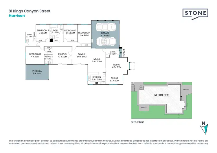 Floorplan of Homely house listing, 81 Kings Canyon Street, Harrison ACT 2914