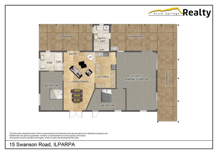 Floorplan of Homely house listing, 15 Swanson Road, Ilparpa NT 873