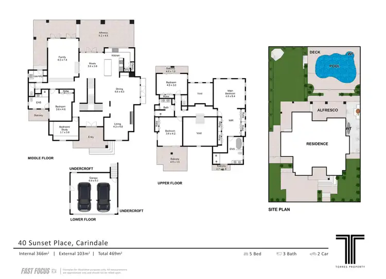 Floorplan of Homely house listing, 40 Sunset Place, Carindale QLD 4152