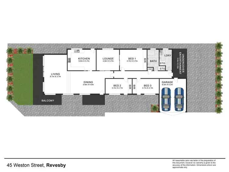 Floorplan of Homely house listing, 45 Weston Street, Revesby NSW 2212