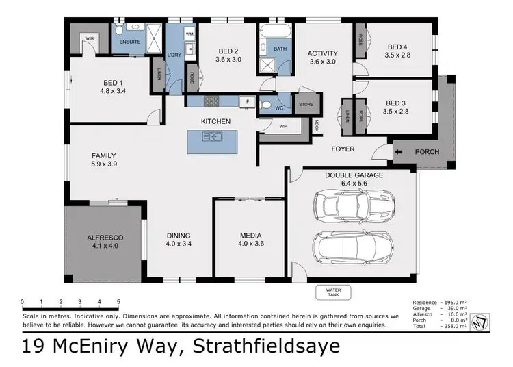 Floorplan of Homely house listing, 19 McEniry Way, Strathfieldsaye VIC 3551