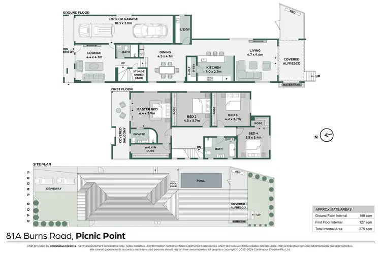 Floorplan of Homely house listing, 81A Burns Road, Picnic Point NSW 2213