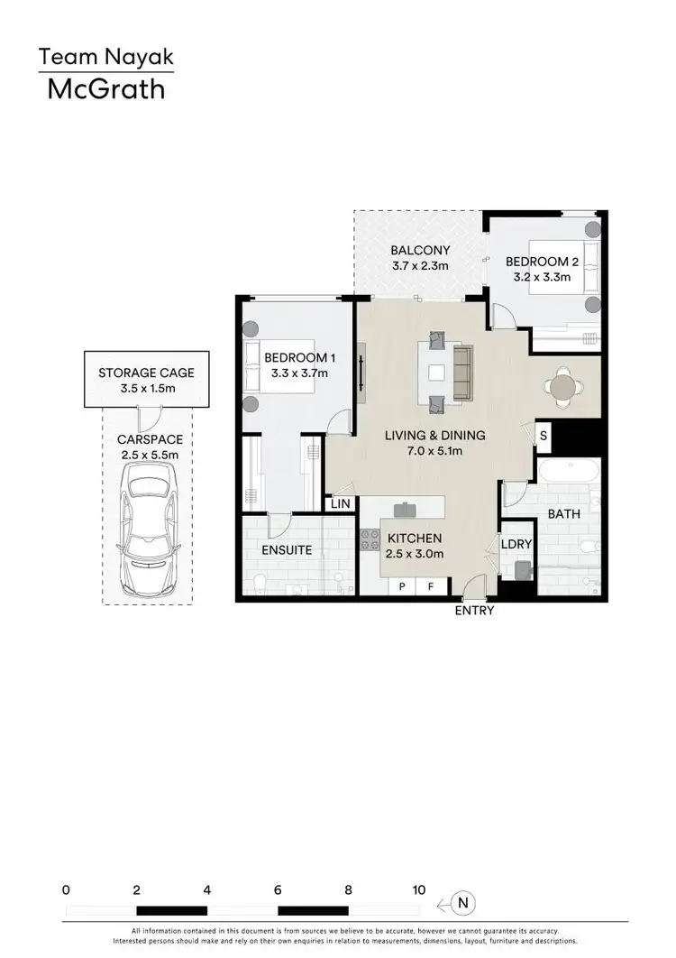 Floorplan of Homely unit listing, 206/2 Garfield Street, Wentworthville NSW 2145