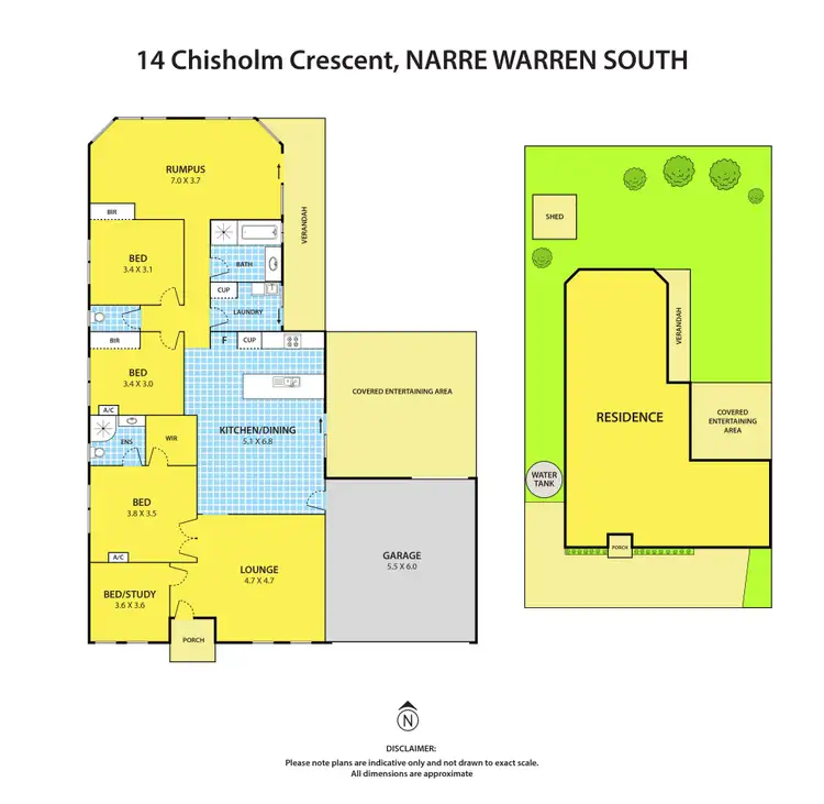 Floorplan of Homely house listing, 14 Chisholm Crescent, Narre Warren South VIC 3805