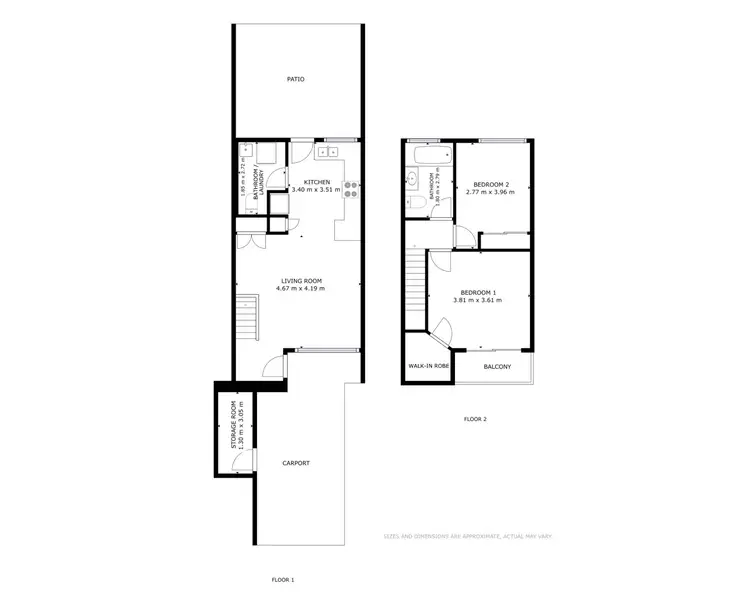Floorplan of Homely townhouse listing, 4/29 Mintaro Crescent, Woree QLD 4868