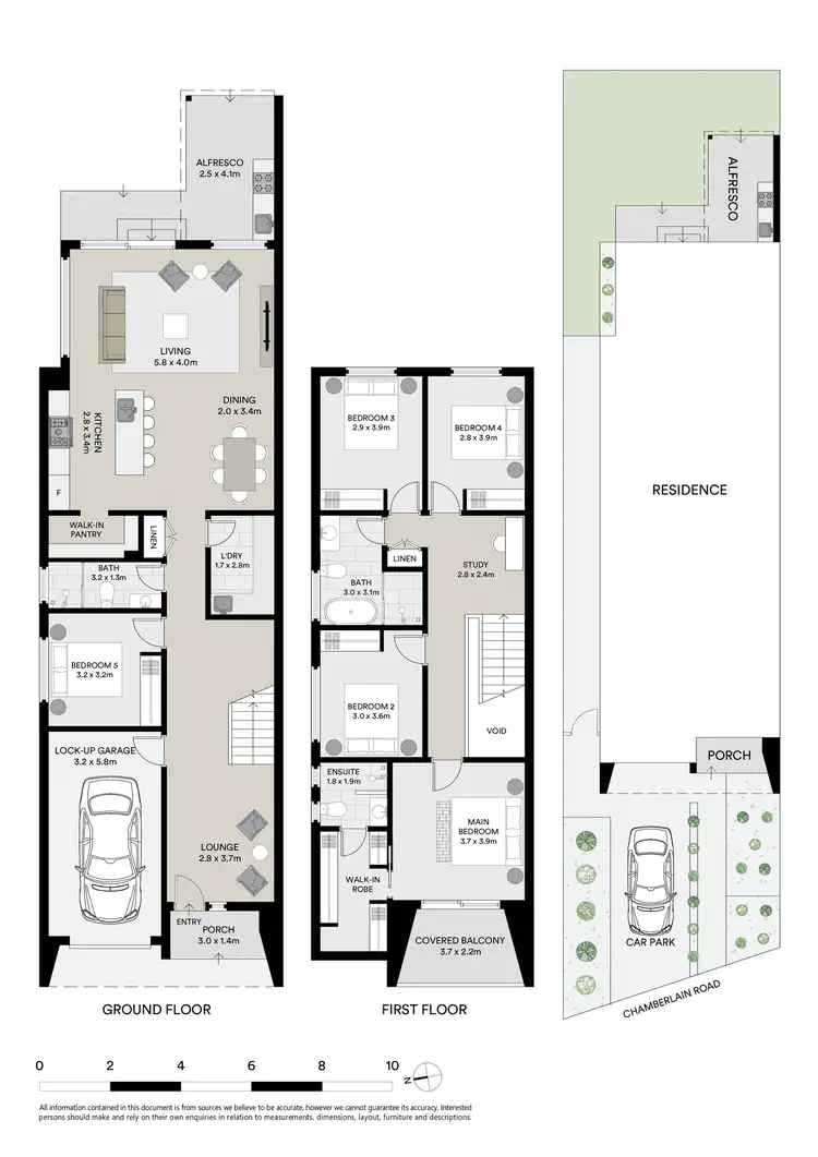 Floorplan of Homely semi-detached listing, 19a Chamberlain Road, Padstow NSW 2211