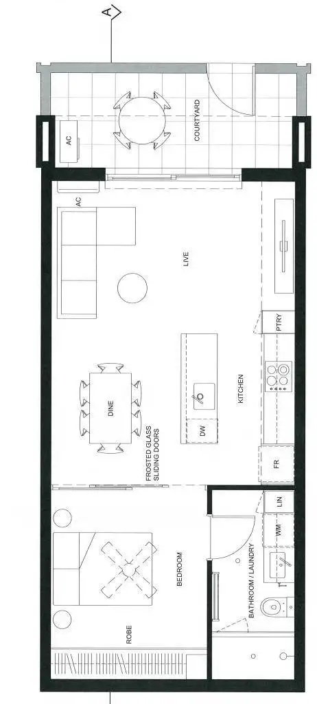 Floorplan of Homely apartment listing, 132A Gilles Street, Adelaide SA 5000