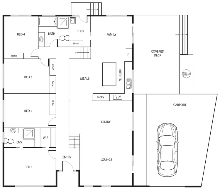 Floorplan of Homely house listing, 29 Kingsbury Street, Gowrie ACT 2904