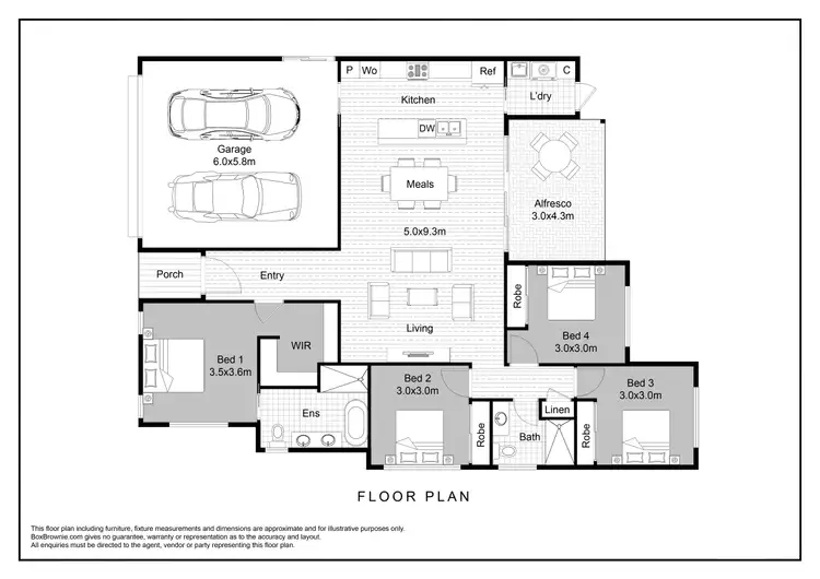 Floorplan of Homely house listing, Address available on request