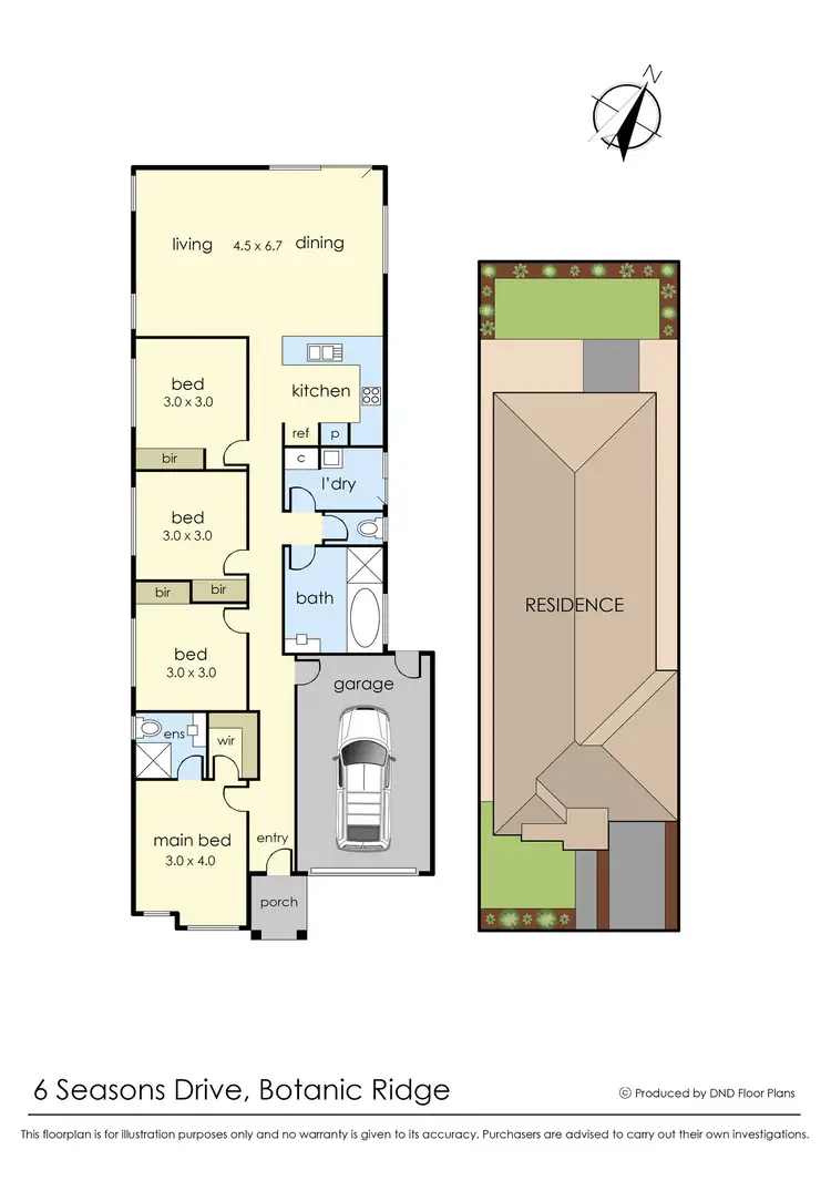 Floorplan of Homely house listing, 6 Seasons Drive, Botanic Ridge VIC 3977